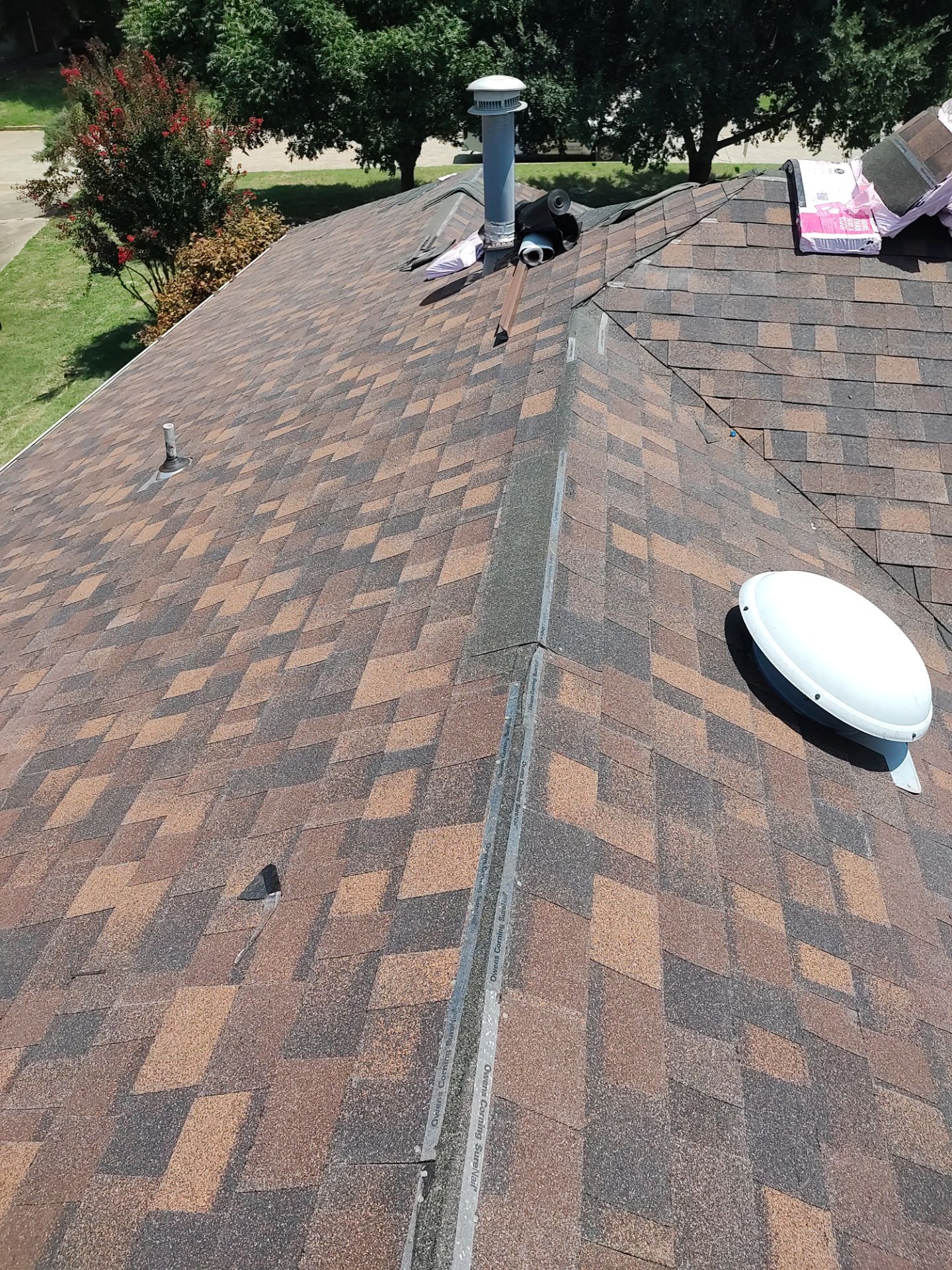 Residential Roofing Installation using Owens Corning Duration by In & Out Construction & Remodeling, LLC