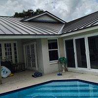 24ga 1.5" Mechanical Seam Medium Bronze by Total Roofing System The Metal Roof Experts