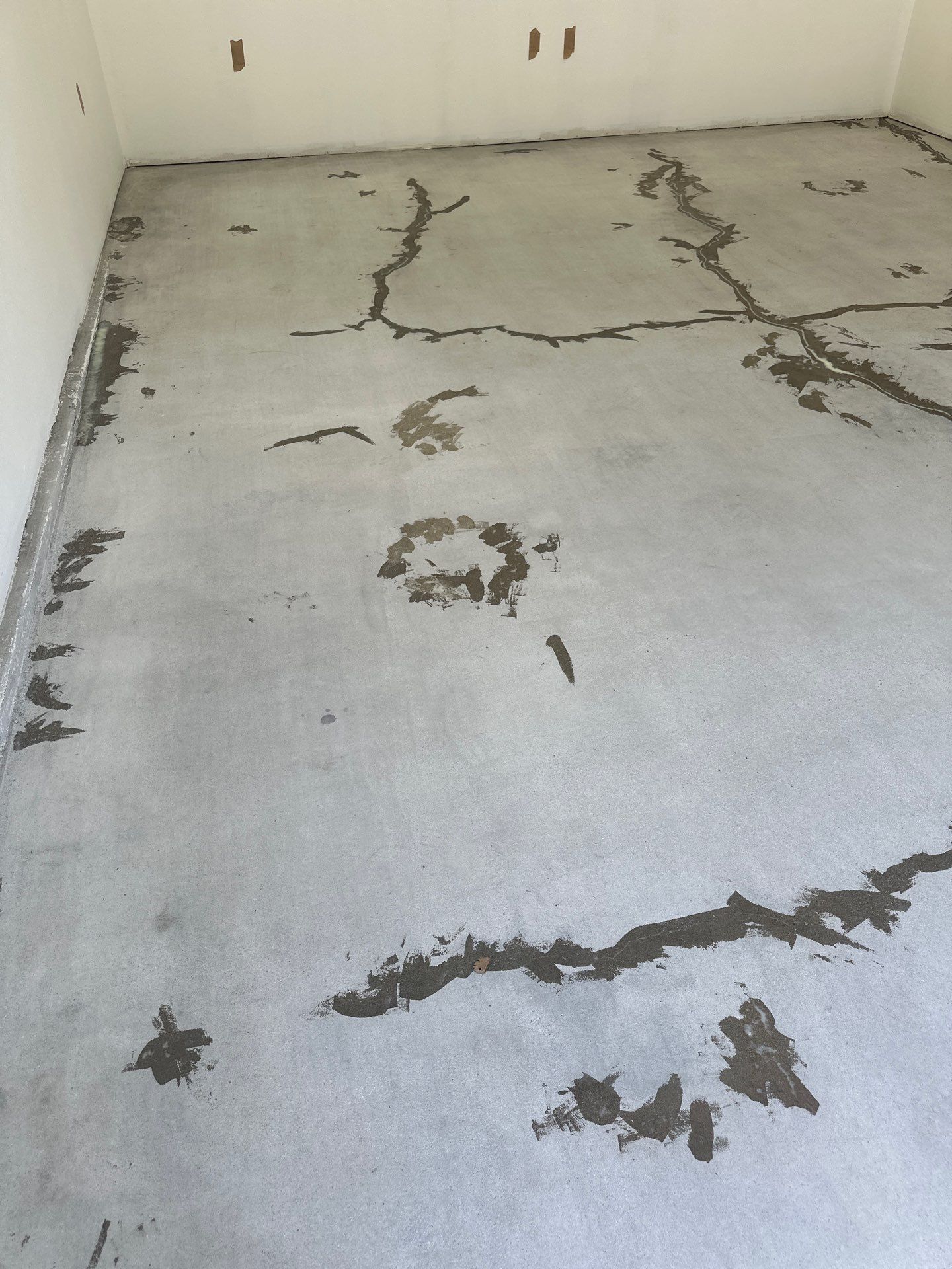 Atascadero Garage Floor Restoration with Moisture Vapor Barrier and Chips by MGP Coatings