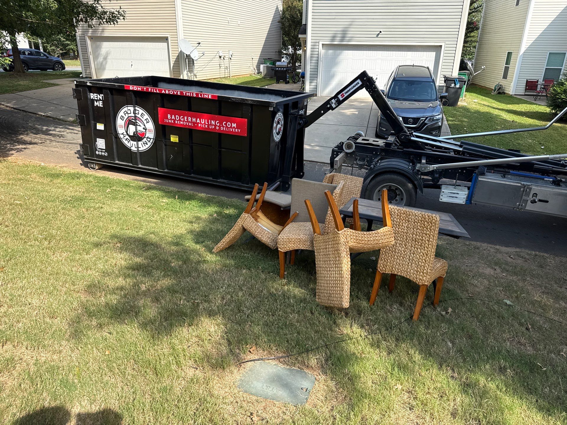 Project in Charlotte by Badger Hauling