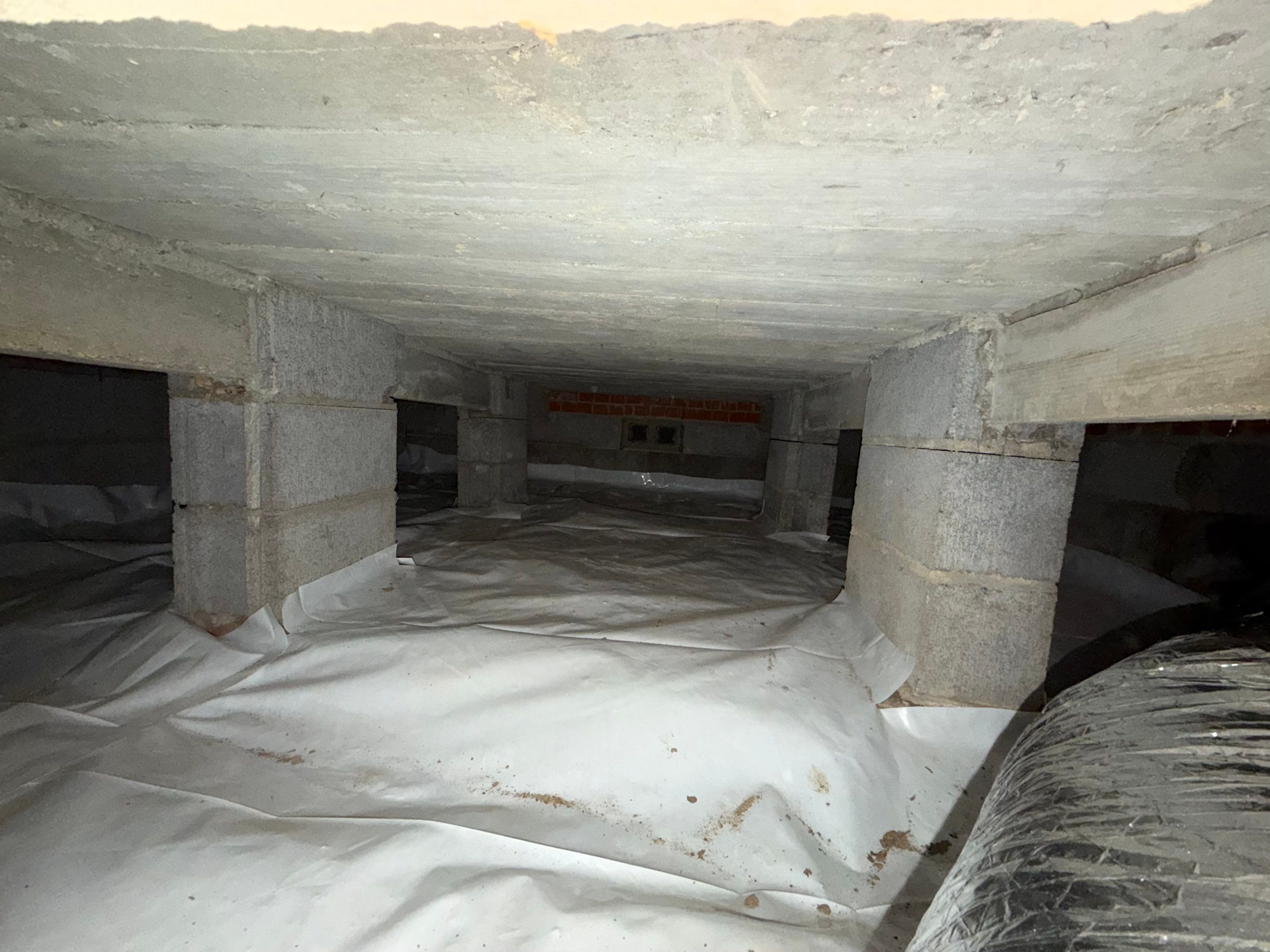 Project in Smithfield by Patriot Crawl Space Repairs