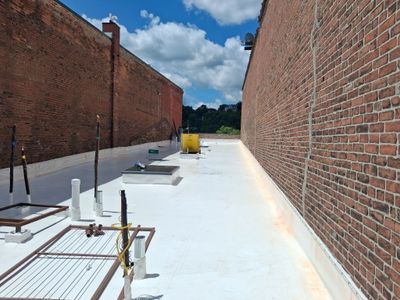 Commercial PVC Roof Installation- Downtown Dubuque, IA