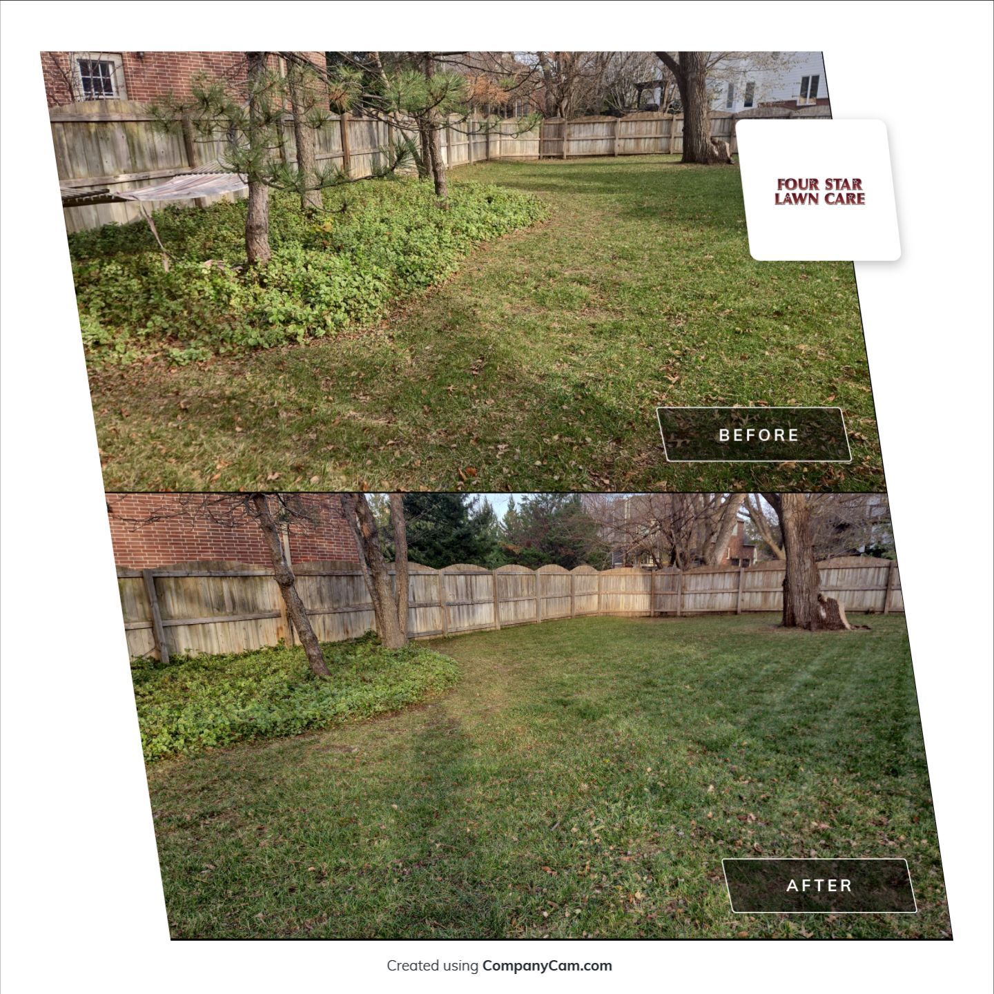 Project in Wichita by Four Star Lawn Care