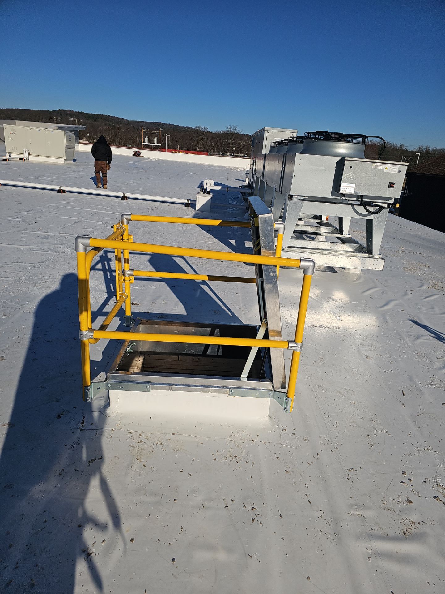 Commercial Roofing Installation using Insulated roof and wall panels by Nitro Roofing and Construction