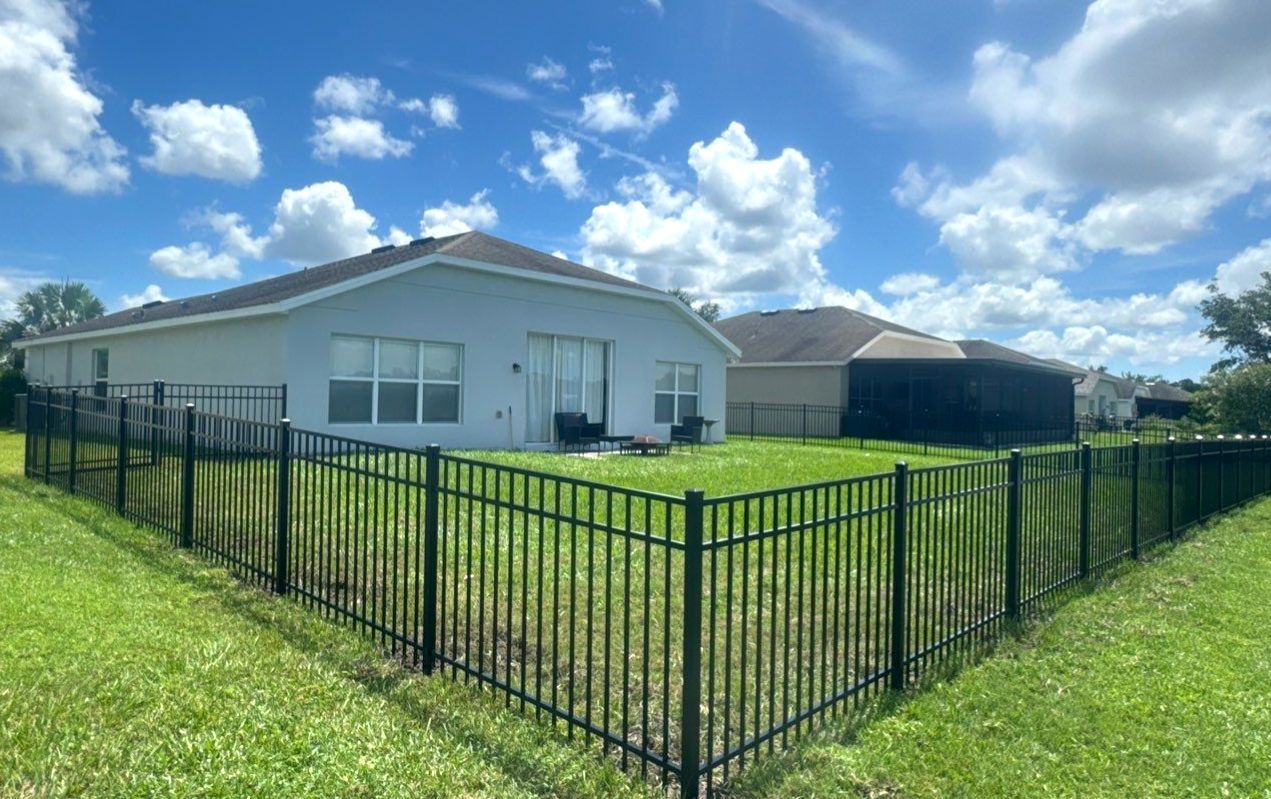 Aluminum Fence Installation using 3 Rail Aluminum Fence by Asap fence and gates, LLC