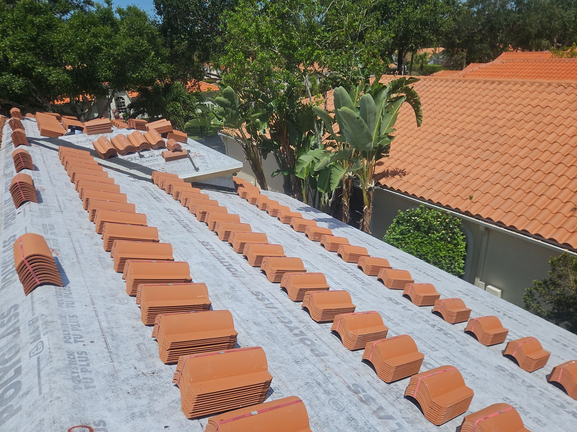 Residential Roofing Installation using Santa Fe by BLUES BROTHERS ROOFING