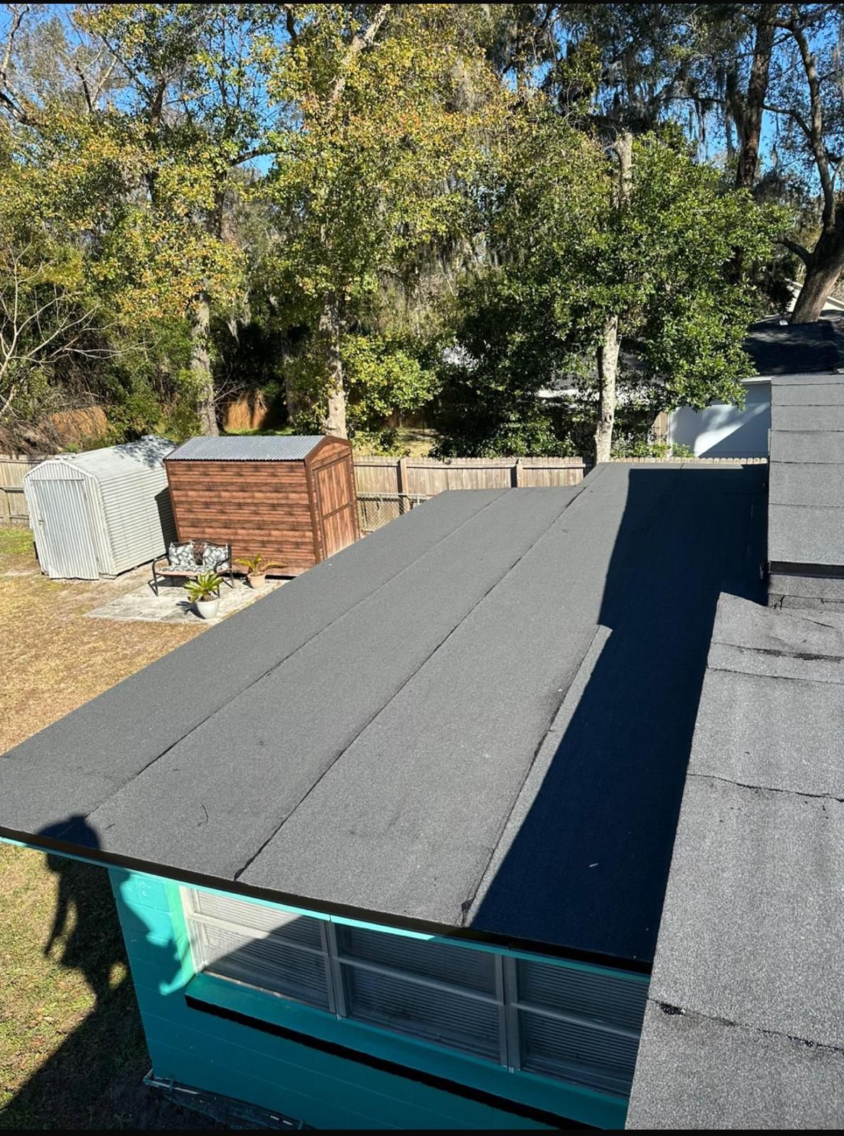 Flat Roof Renovation Due to Water Accumulation by urban green energy llc