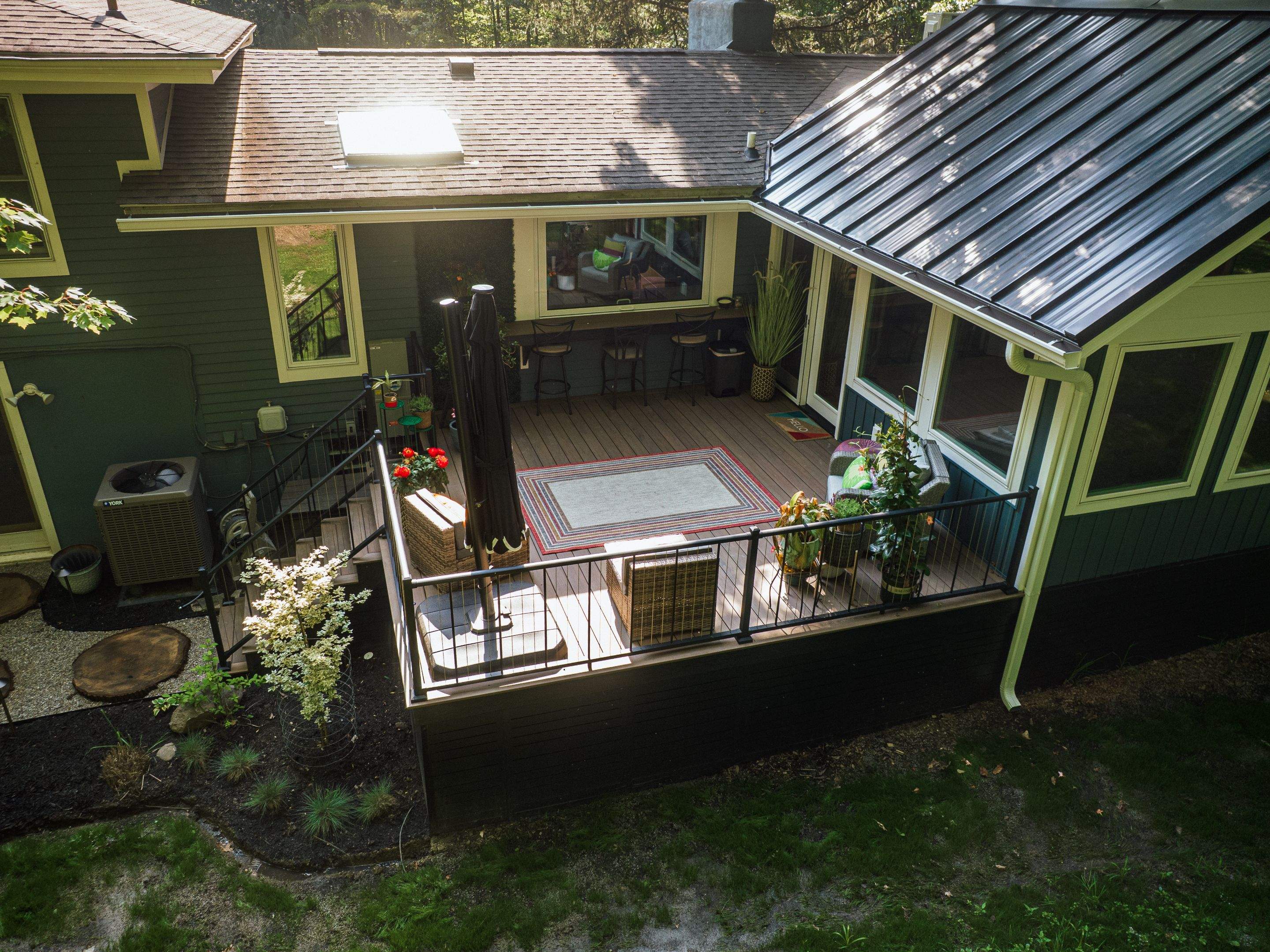Deck and Sunroom in Westerville by The Exterior Living Company