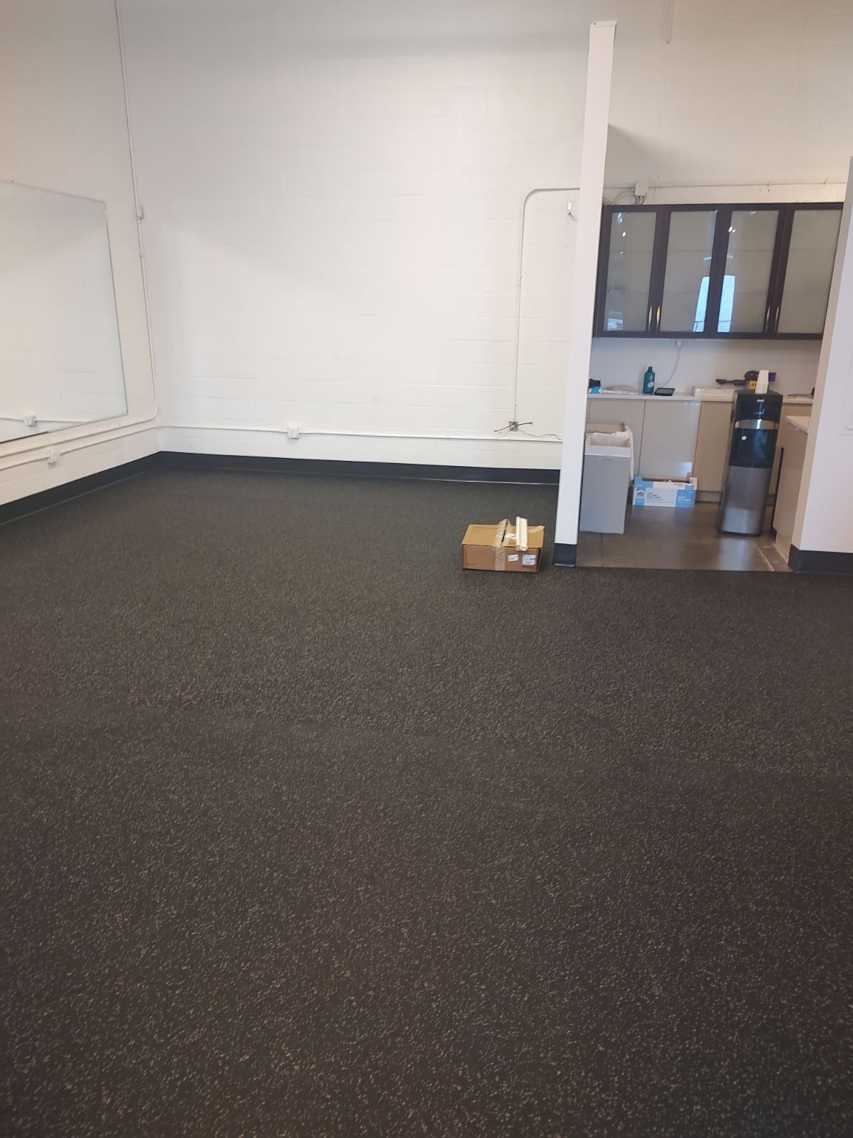 Rubber Gym Floor for local Trainer by Footprints Floors of East Atlanta