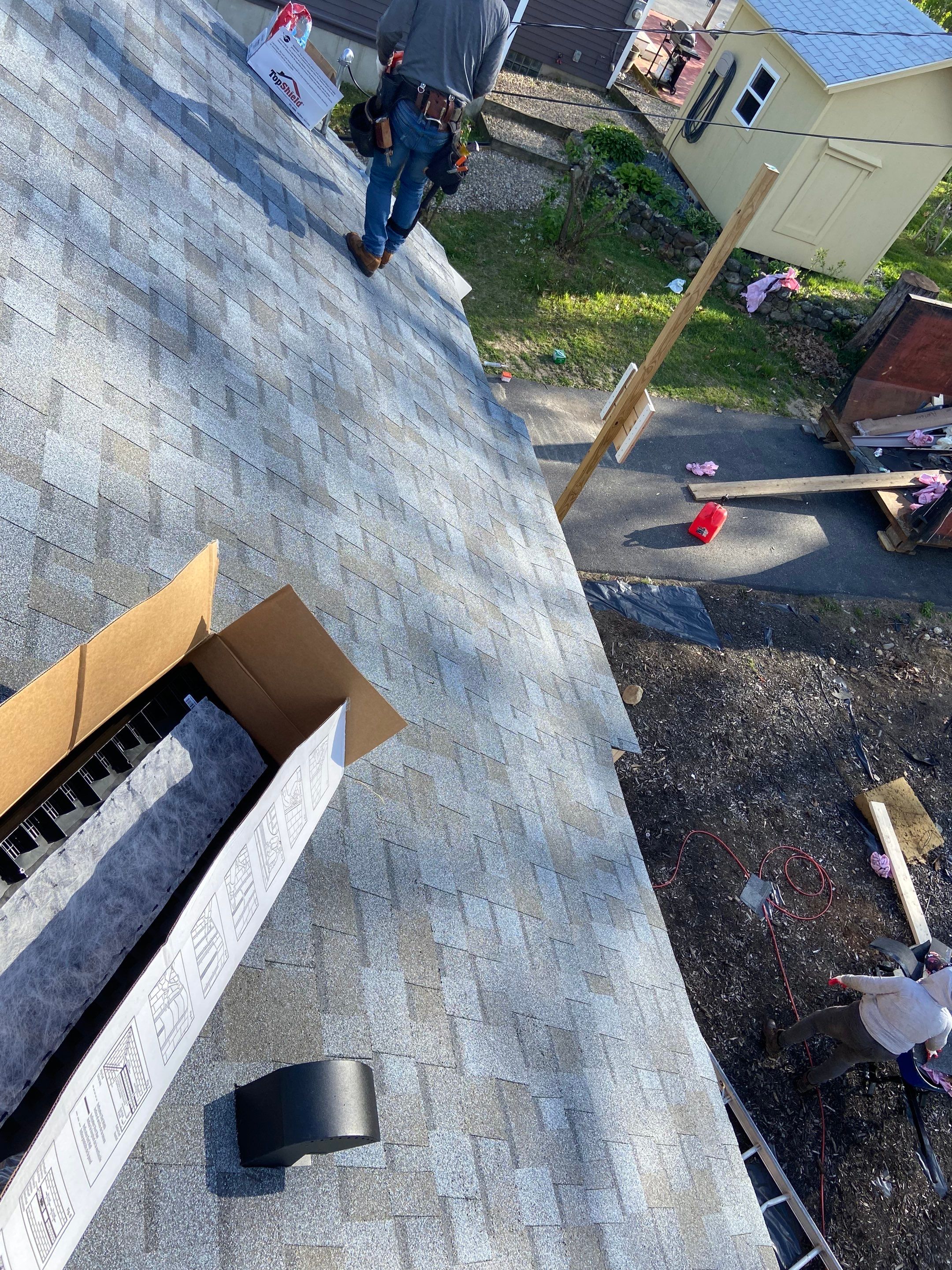 Residential Roofing Installation using Owens Corning TruDefinition by Sensible Home Solutions