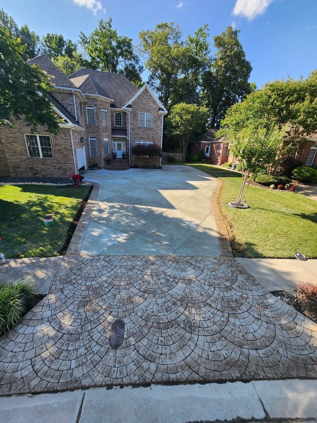 Project in Chesapeake by Sam The Concrete Man Virginia Beach