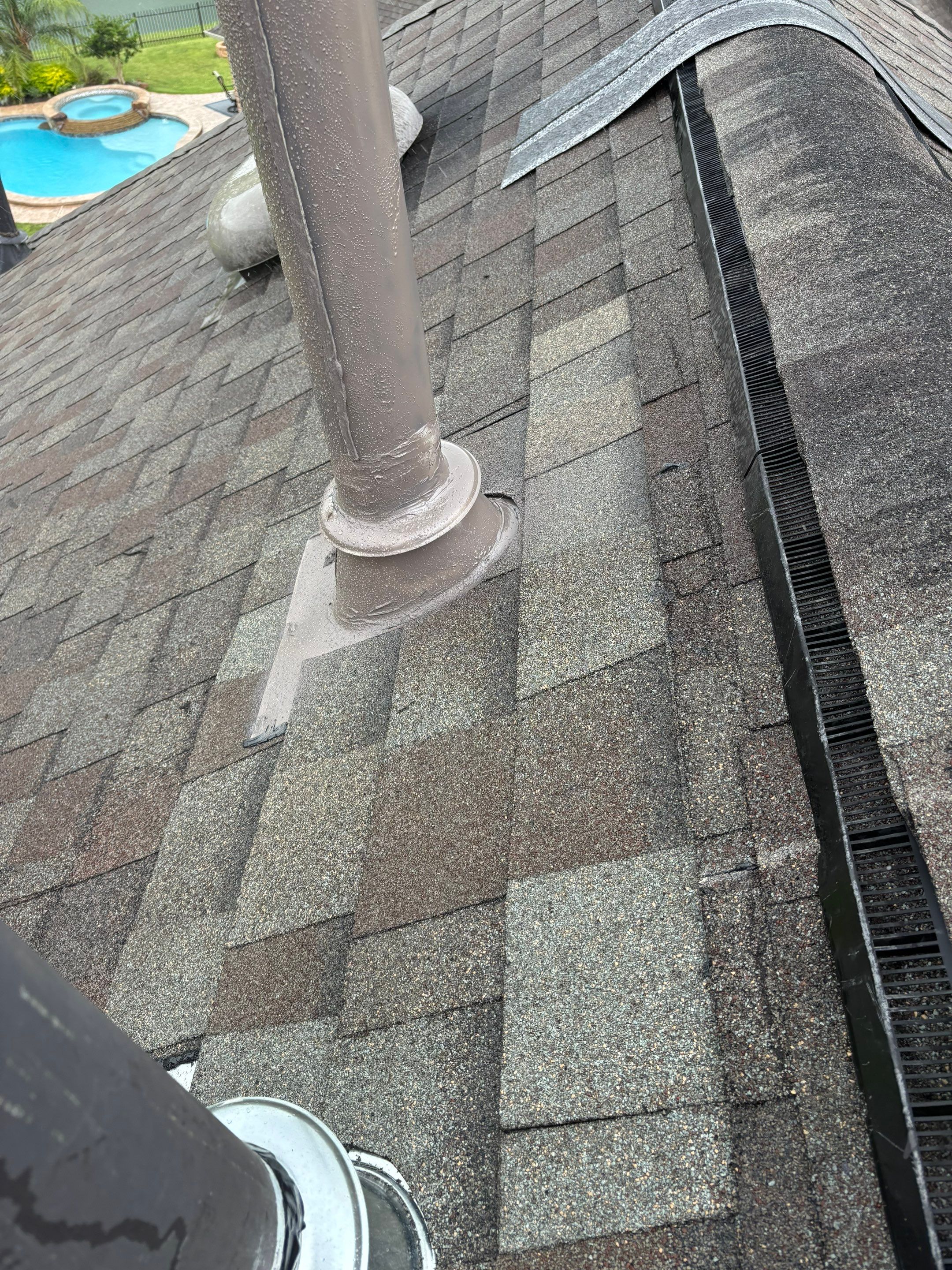 Hail Damage using Owen's Corning Duration (Lifetime) Shingles by Roof Repair Company