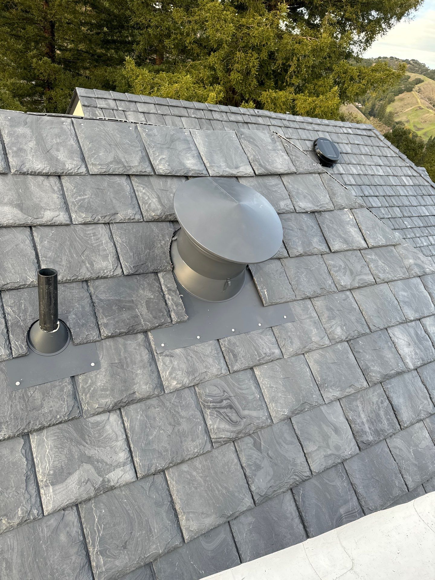 Residential Roofing Installation using Slate by Acker Roofing