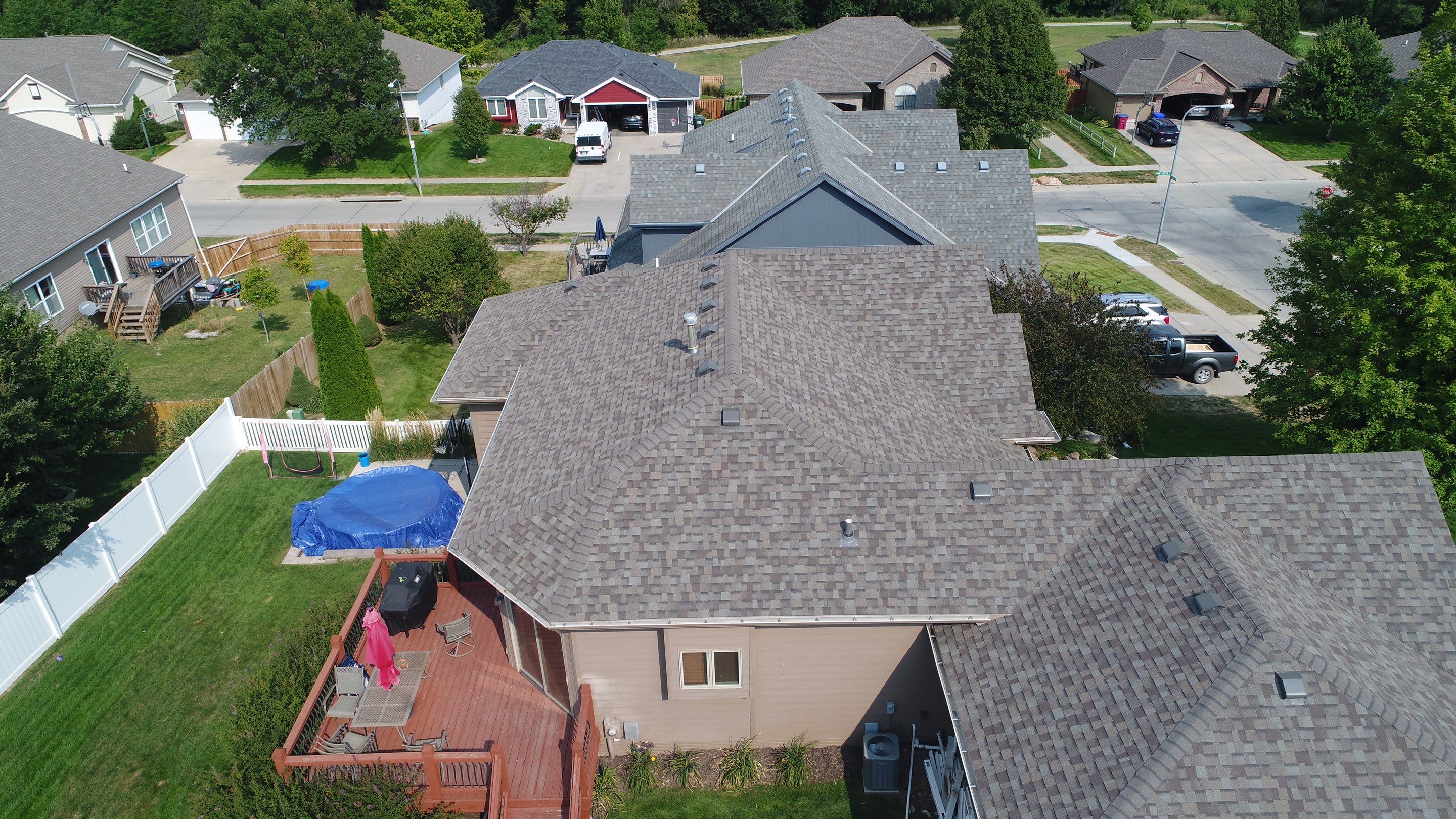 Residential Roofing Installation using Owens Corning Duration Driftwood by Lightning Exteriors
