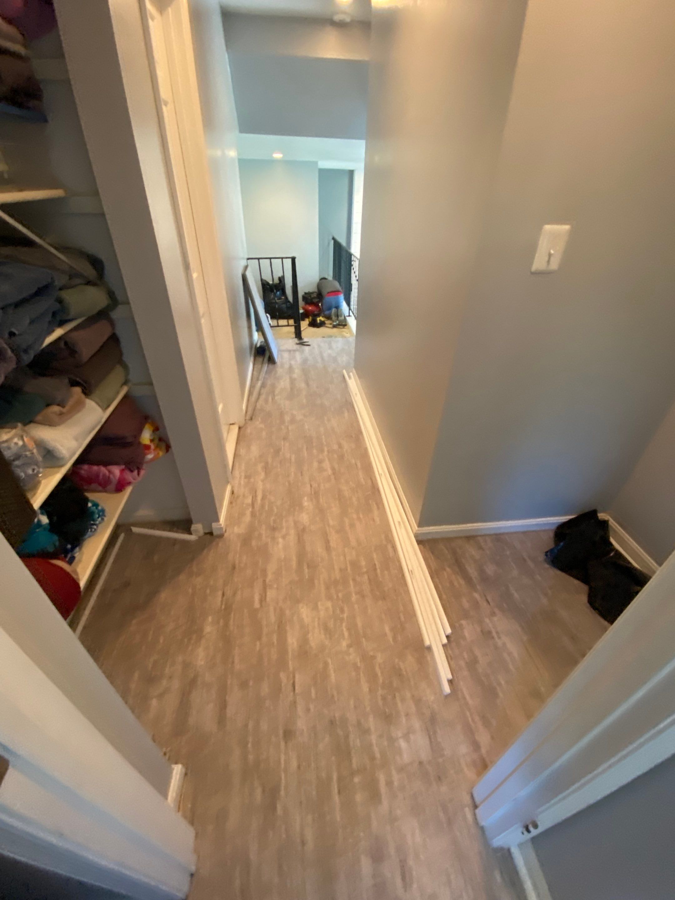 LVP flooring install by The Smet Companies, LLC
