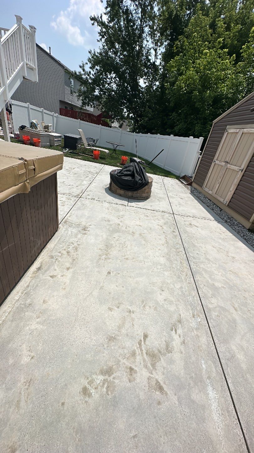 Large Patio Project in Imperial by Floors in a Day, Inc