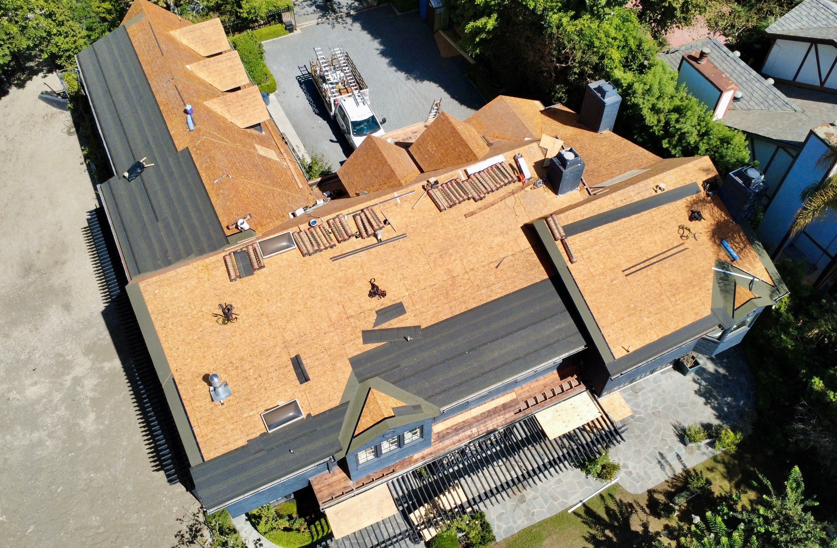 Synthetic Slate Tile Project in Brentwood by Hull Brothers Roofing