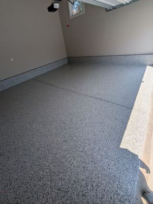 Garage Floor Coating using Cabin Fever