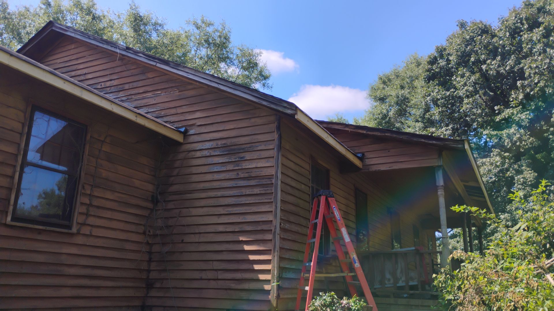 Syler roofing job by BROCK BUILDERS 
