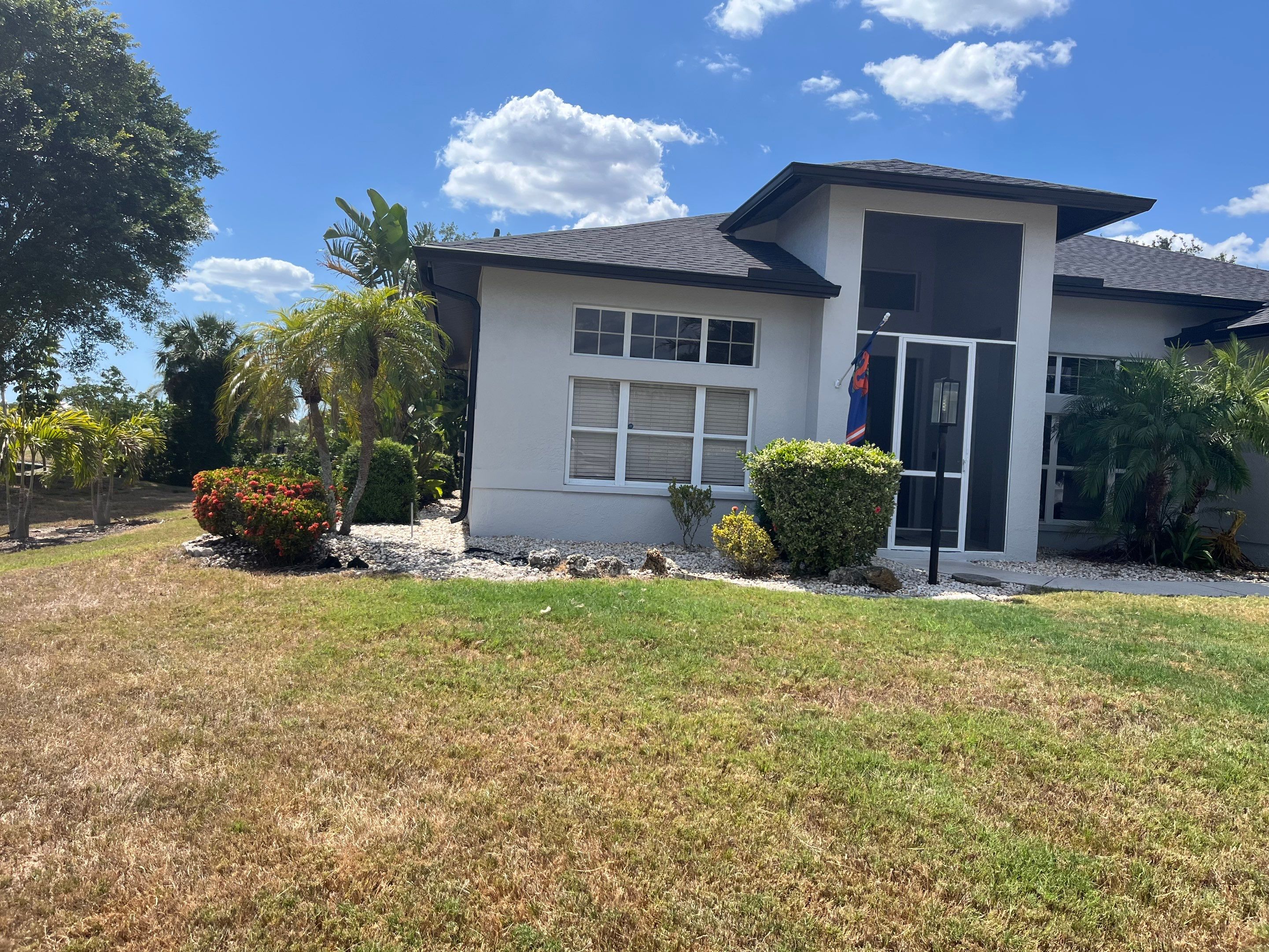 New Soffit and Fascia and Gutters in North Fort Myers FL by Gutter Professors
