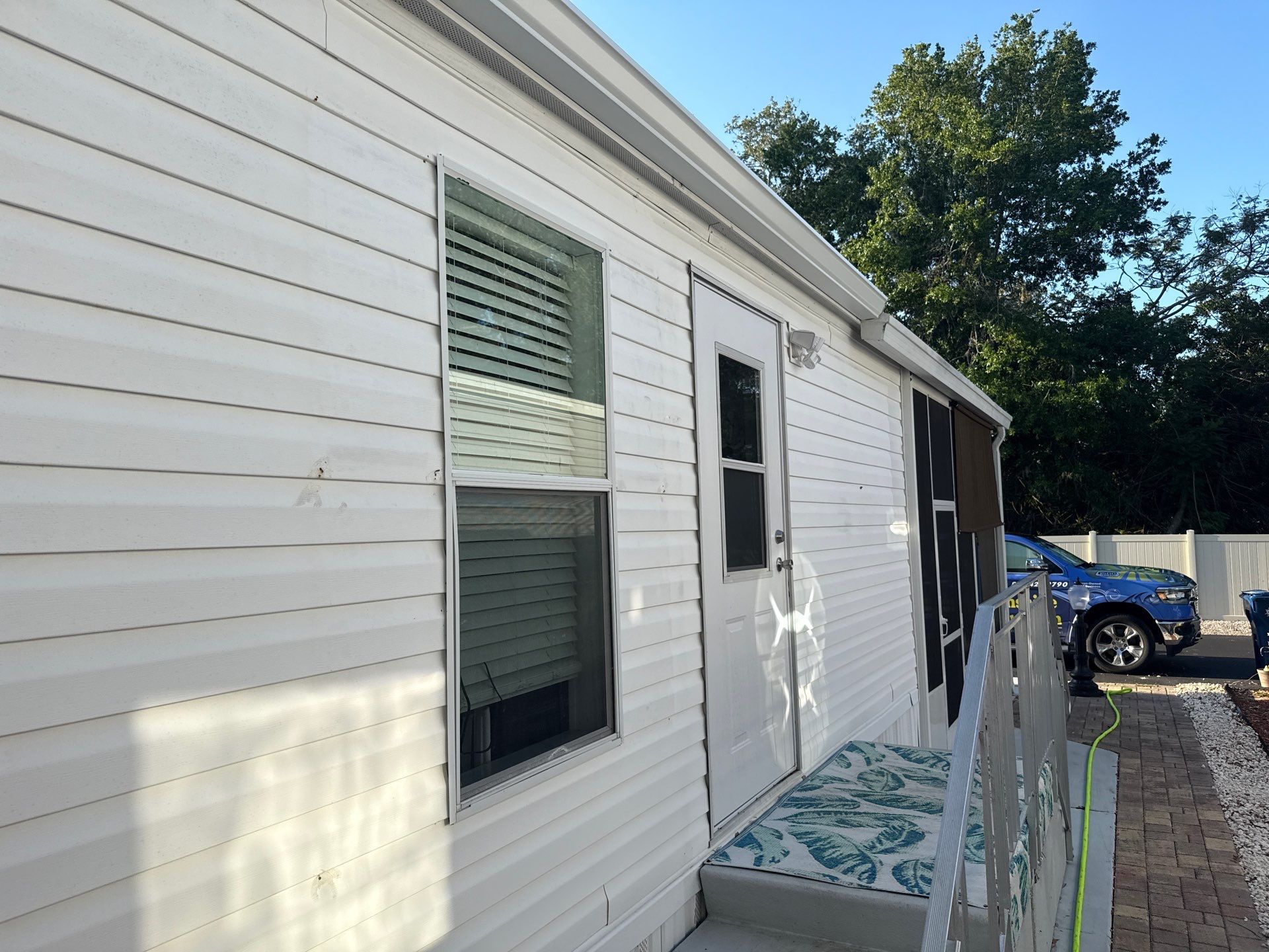 Mobile Home House Wash | Fisherman’s Cove RV Park | Terra Ceia, FL by Sunshine AquaWash