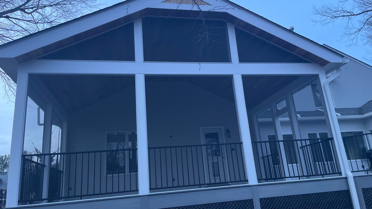 New Deck with Porch In Marlboro by deck guardian