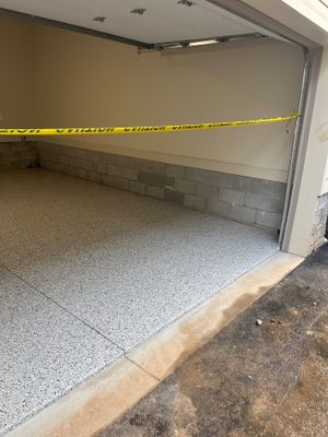 Garage Floor Coating using Cabin Fever