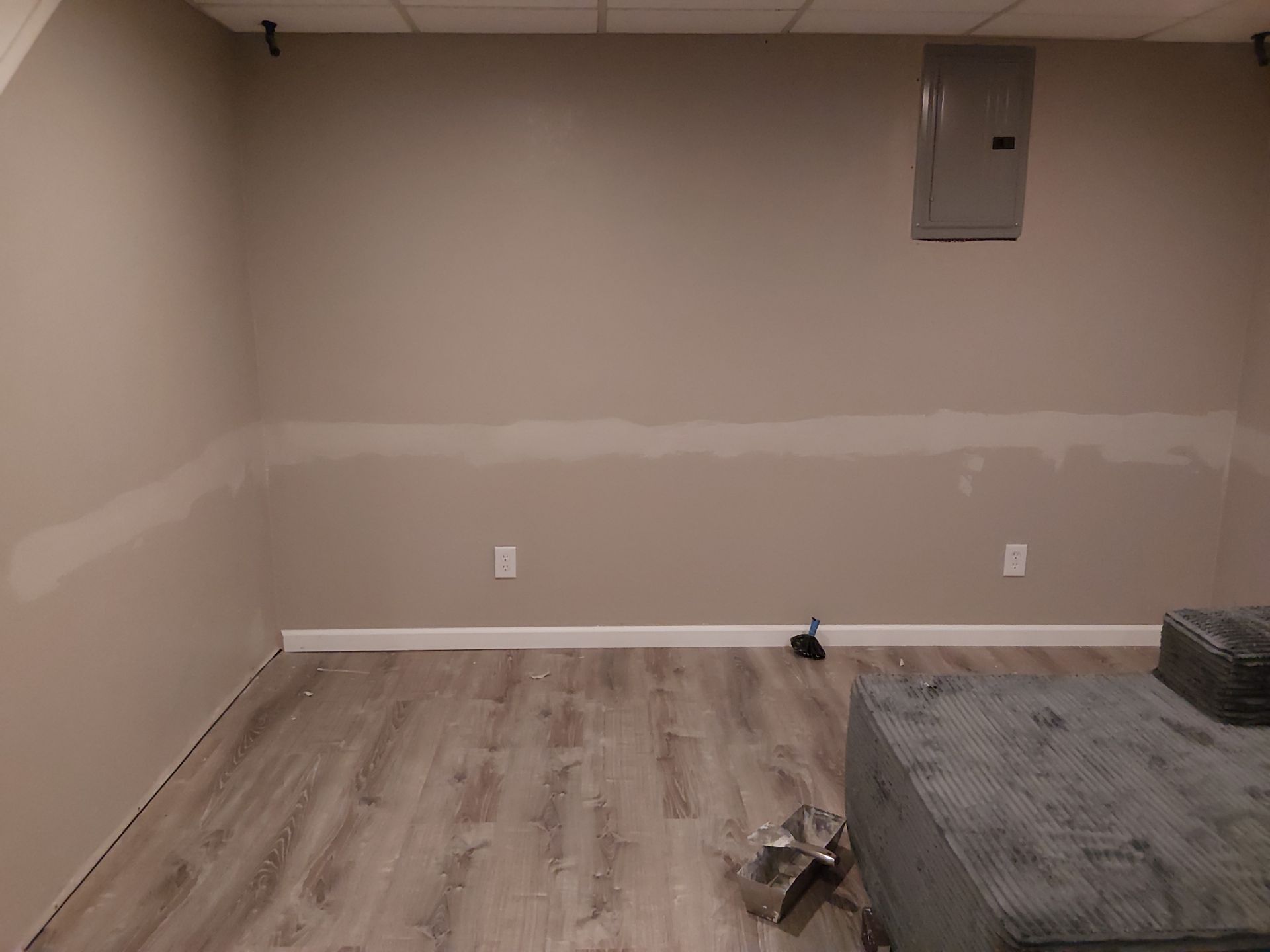 Drywall Repair Above Sliding Door + Seam Repair - Columbia, IL by Legendary Services Company LLC.