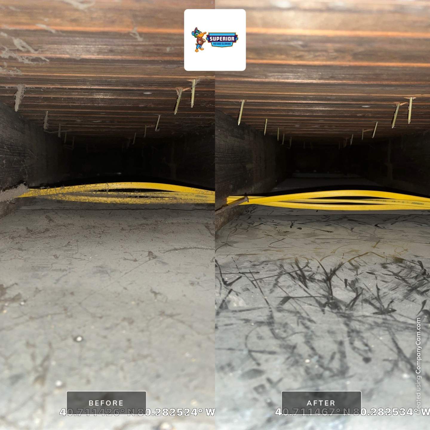 Air Duct Cleaning With a Vacuum Truck in Rochester, PA by Superior Air Duct Cleaning