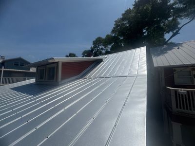 Orlando Residential Metal Roof Replacement and Wood Substrate Repair by Tip Top Roofing Co., Inc.