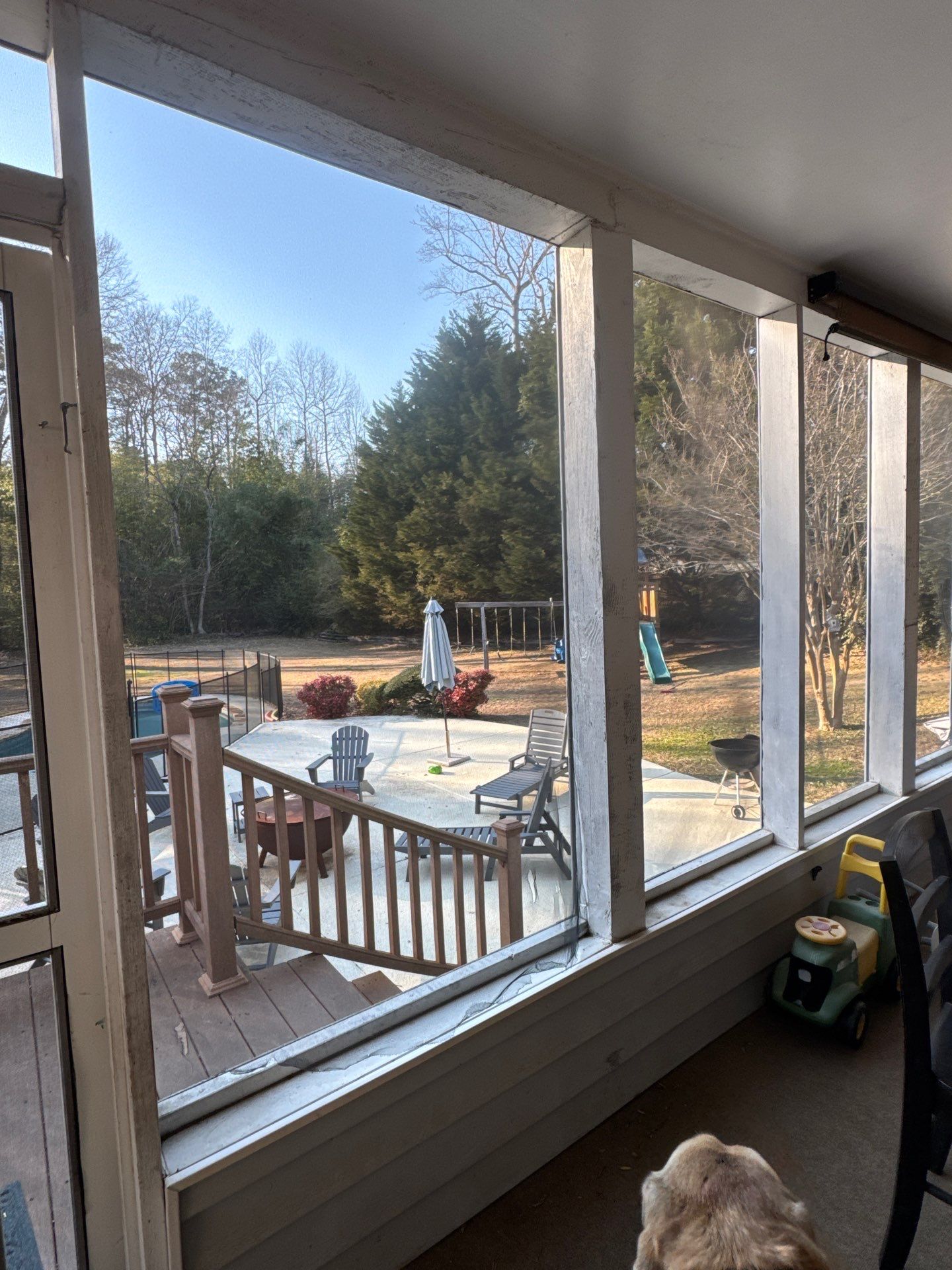 Screen Porch Replacement by Praise God Painting, LLC