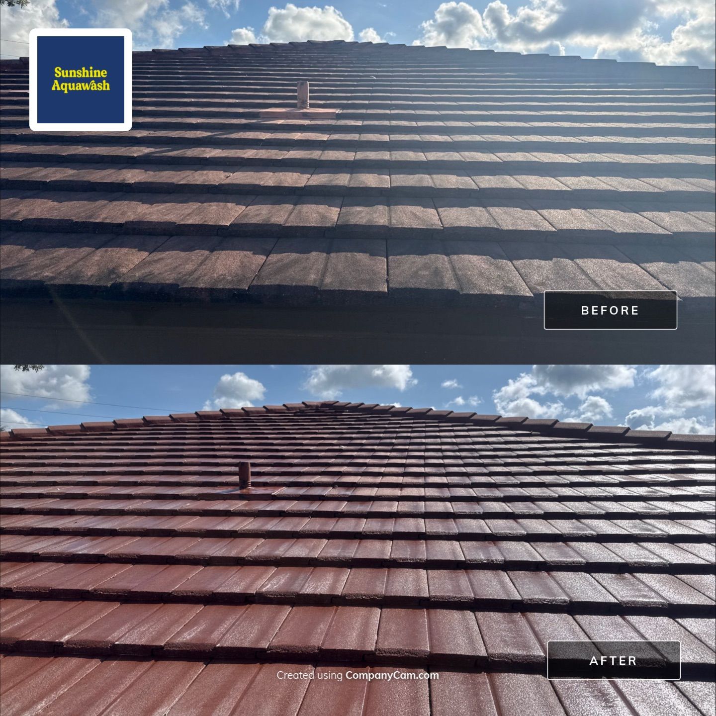Tile Roof, Driveway & Patio Cleaning – Vivienda at Bradenton I by Sunshine AquaWash