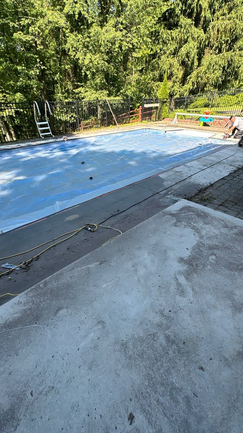 Pool Deck Project in Coraopolis by Floors in a Day, Inc