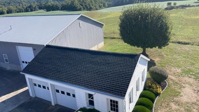 Residential Roofing Installation using GAF Timberline HDZ Charcoal