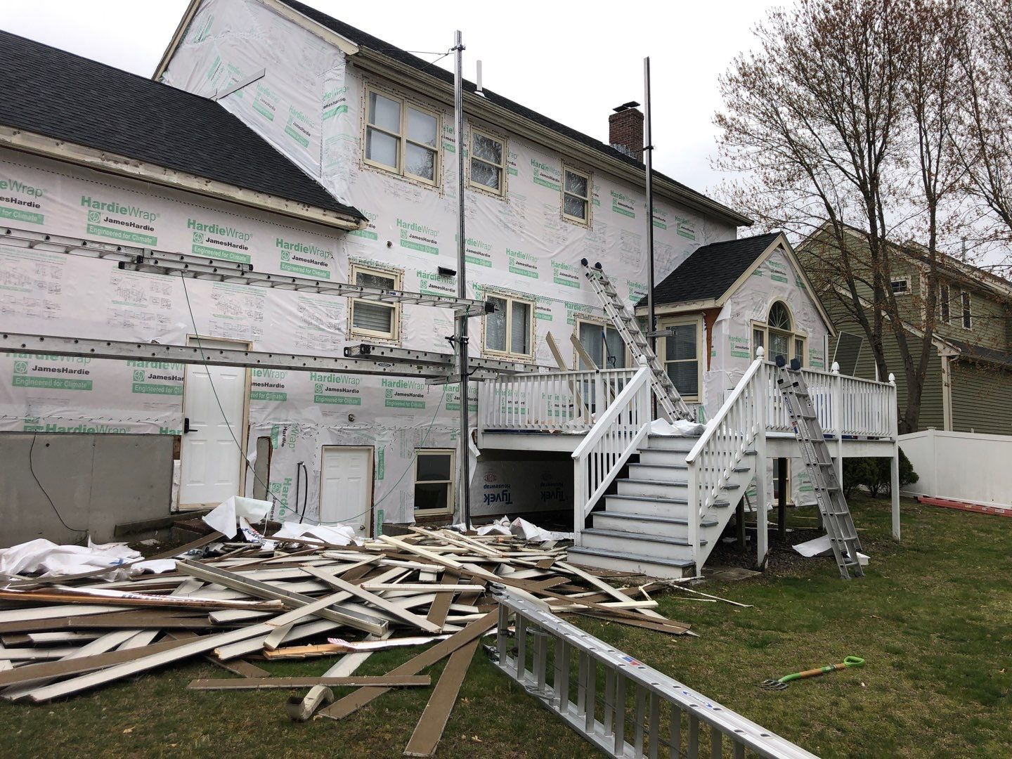 Siding Installation using James Hardie by UBrothers Construction