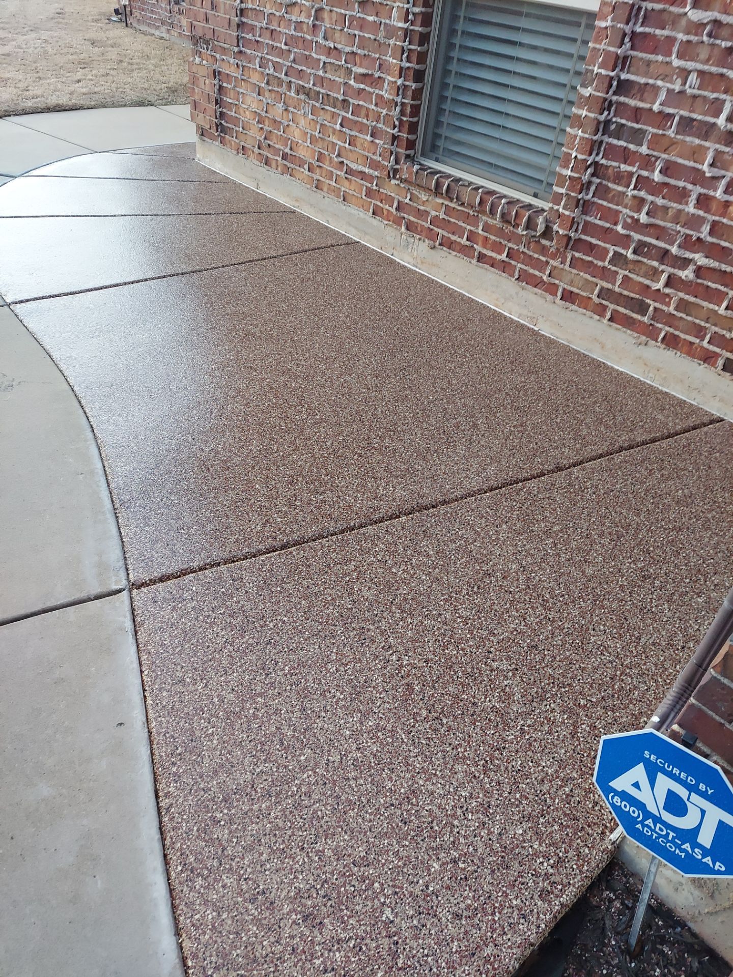 Patio Installation with Chestnut by Copperhead Coatings