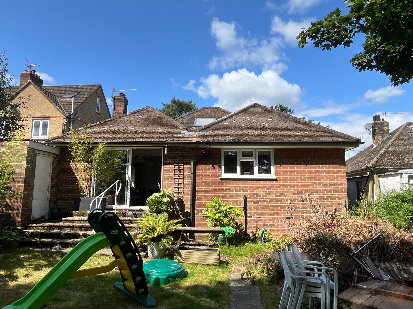 Roof Clean  - Moss Removal - Gutter Clean using Honda 15lpm Low Pressure Washing Machine by Ges Exterior Cleaning ltd
