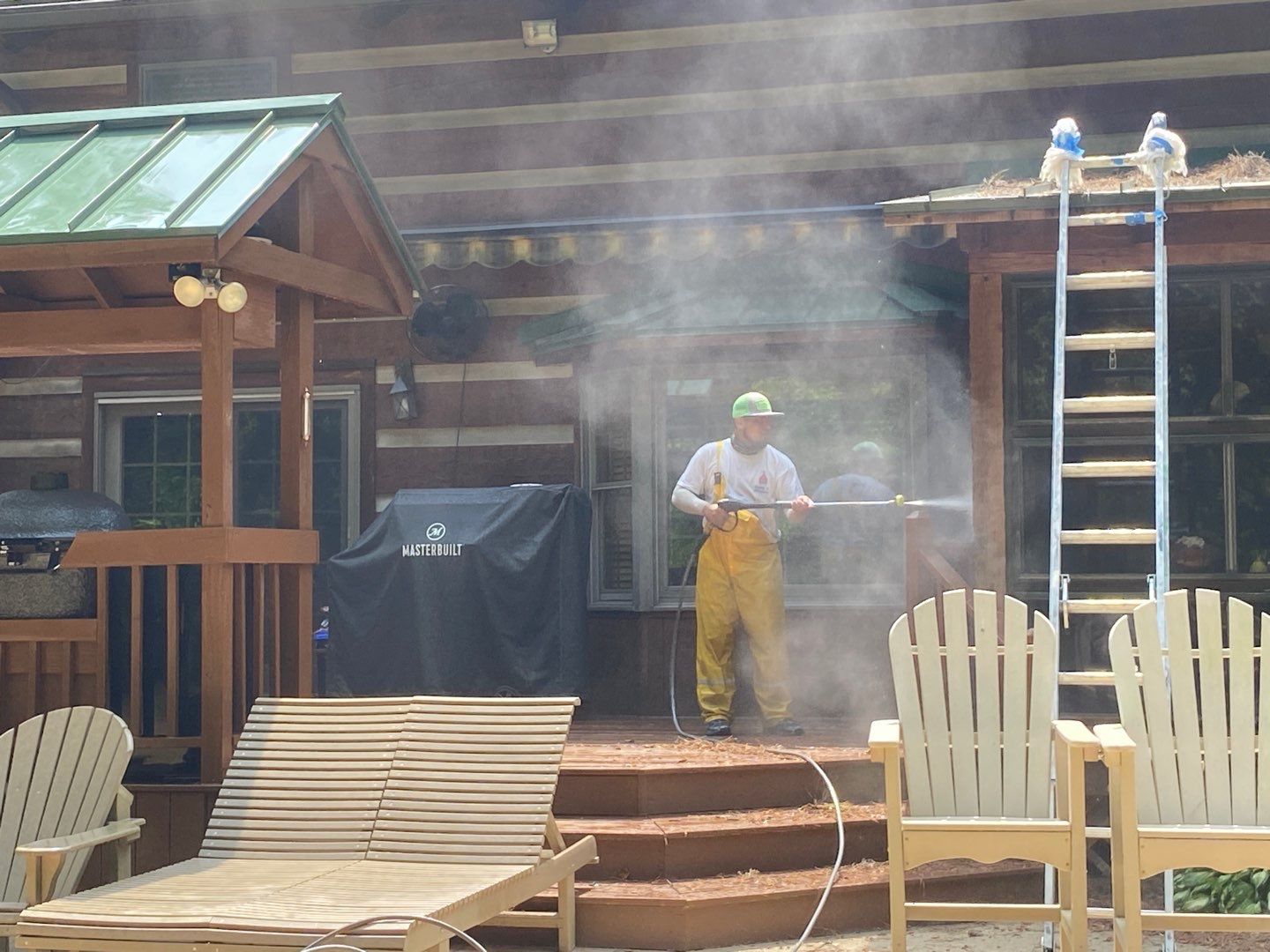 Chesapeake Log Cabin by AKK Painting LLC