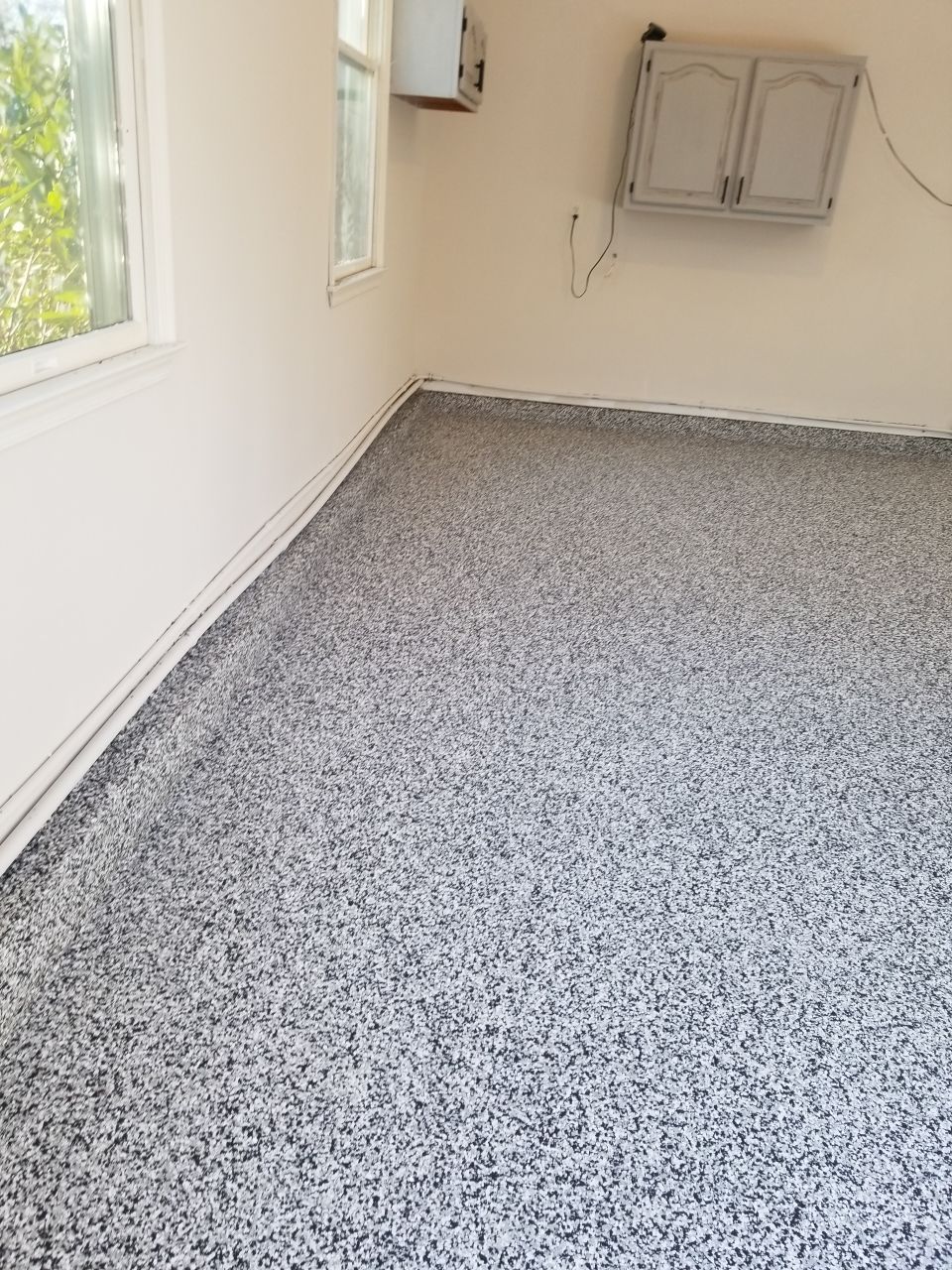 Garage Floor in Domino by Spectrum Painting, LLC