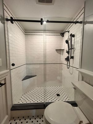 CRL Deluxe Serenity Shower using Tempered Shower Glass