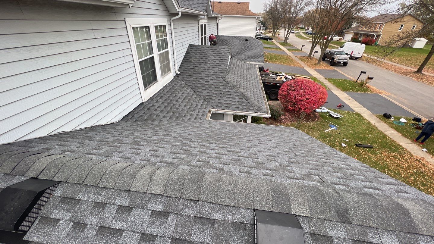 Multi-family unit roof replacement. using GAF Timberline HDZ by Pro Home Services Inc