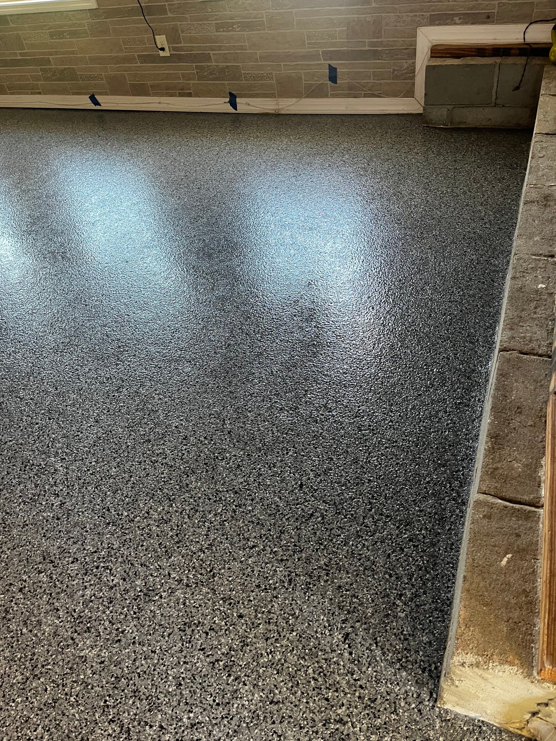 Garage Floor Coating using Nightfall by My Garage Floor Guys