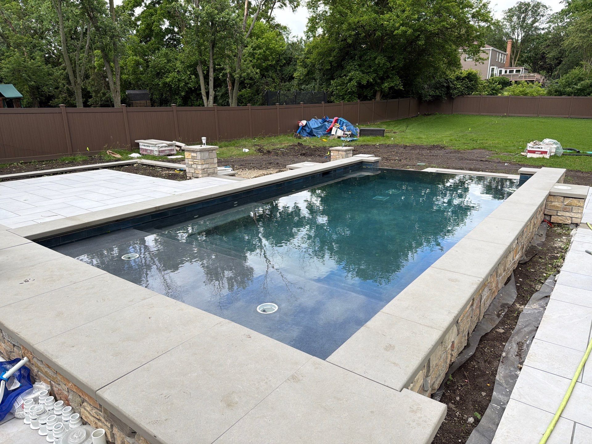 Swim Spa - Jet Benches - Spillover - French Riv by North Shore Pool & Spa