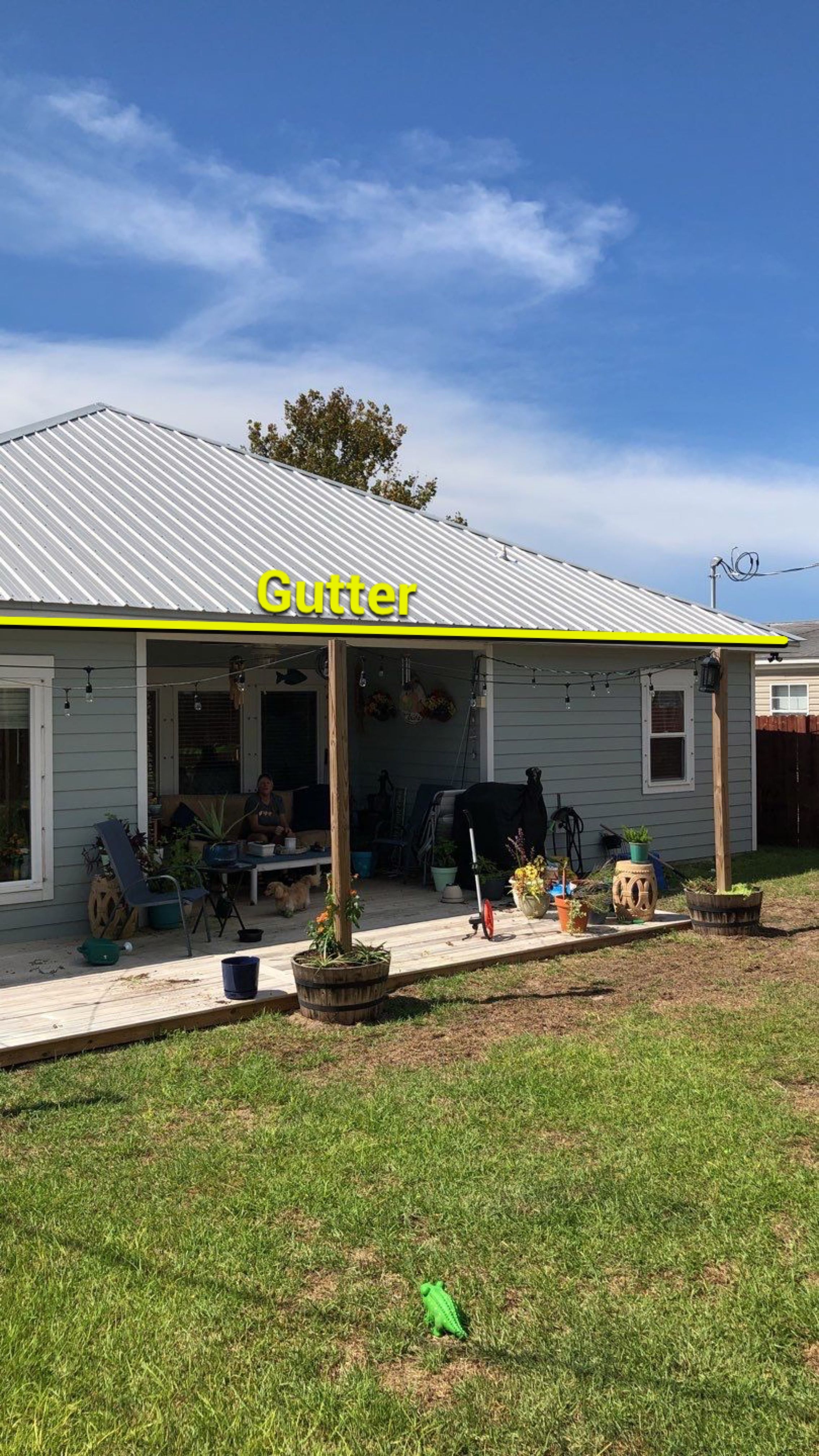 Seamless Gutter Installation using White K-Style Gutters by Gutter Professors