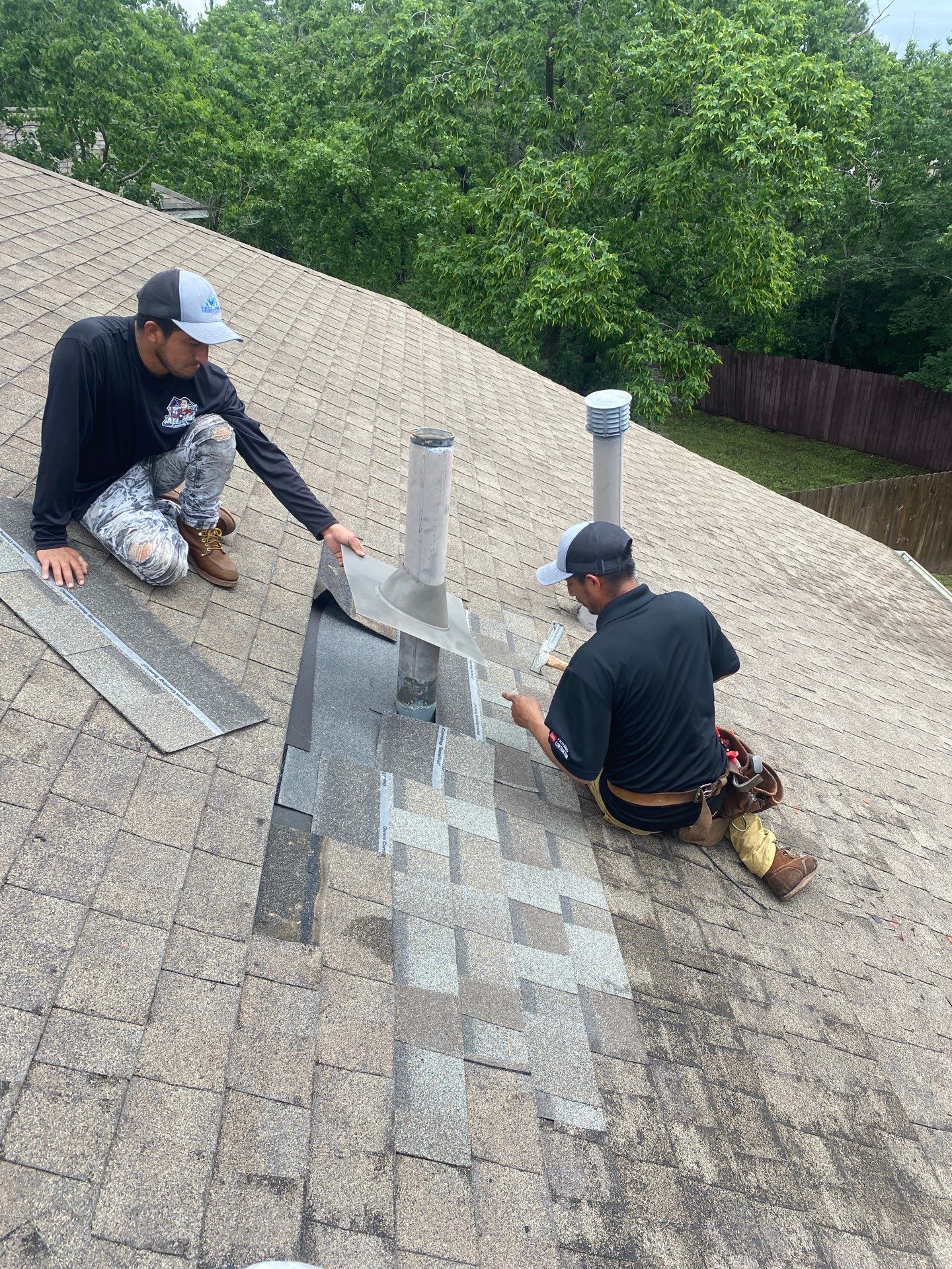 Hail Damage using Owen's Corning Duration (Lifetime) Shingles by Roof Repair Company