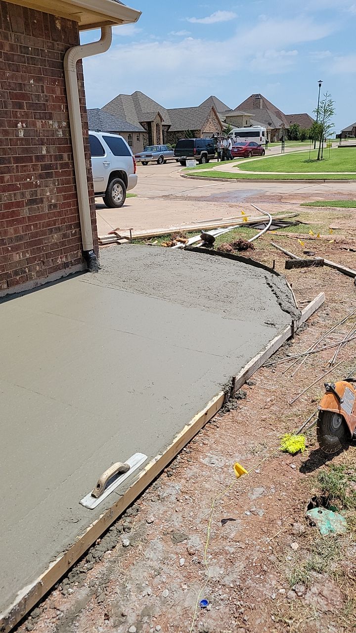 Concrete and Drainage using Concrete by Clays Services Inc