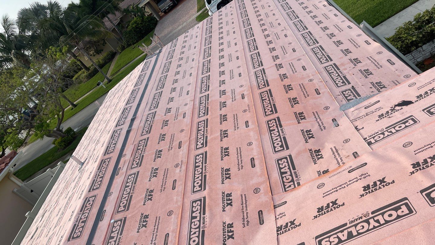 Residential Roofing Installation using 1" Nail strip metal roof by BLUES BROTHERS ROOFING