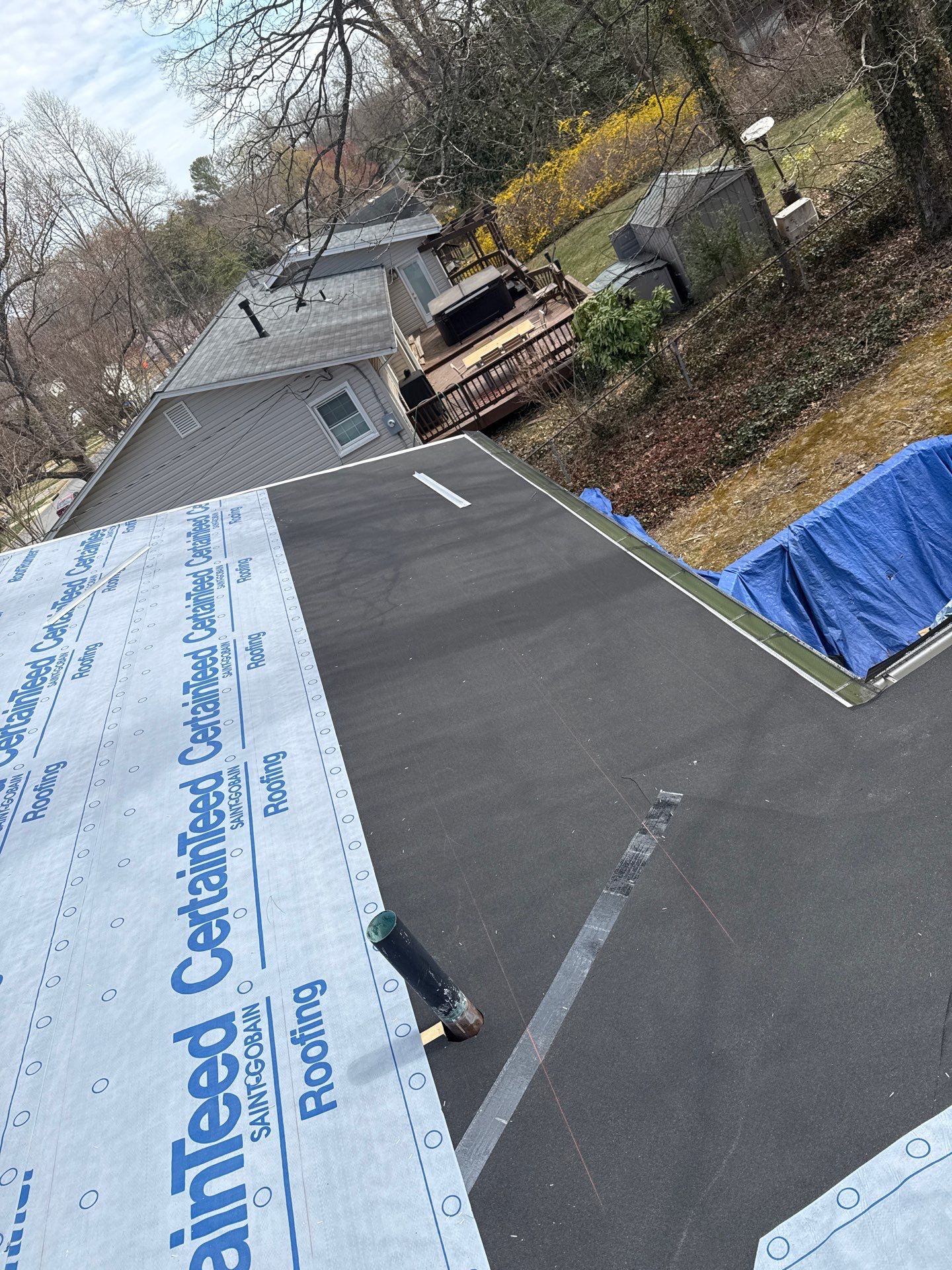 West Springfield: Residential Roof Replacement with CertainTeed Landmark in Colonial Slate by RM Banning, Inc.