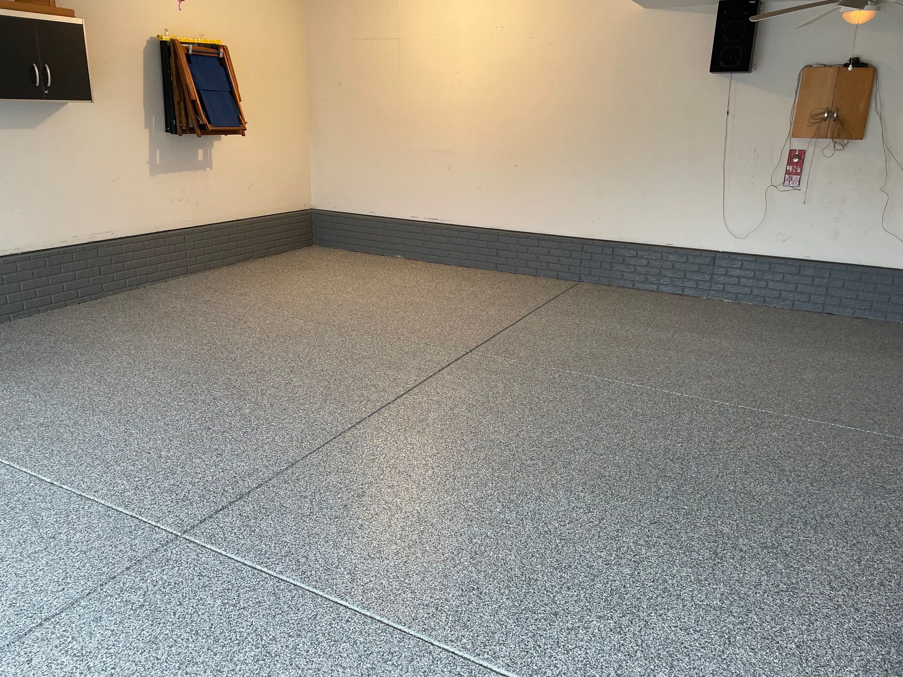 Gravel Carrera by Granite Garage Floors