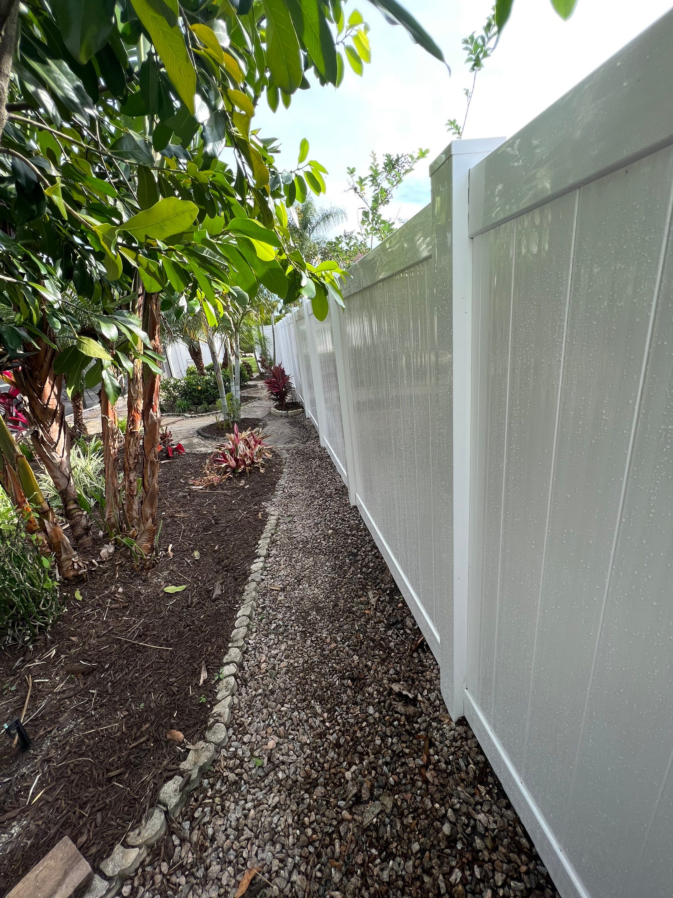 Sarasota, FL 6 ft. Tall White Vinyl Privacy Fence by Asap fence and gates, LLC